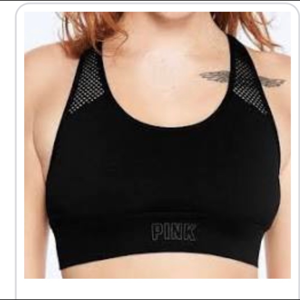 Victoria Secret PINK black sports bra
